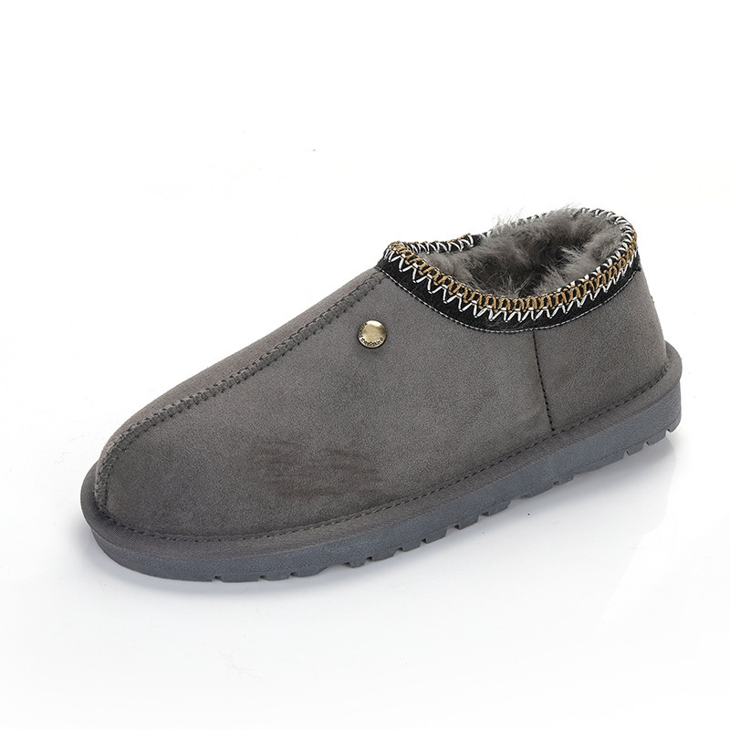Winter Cotton Scoop Low Top Short Slip-on Shoes - Image 3