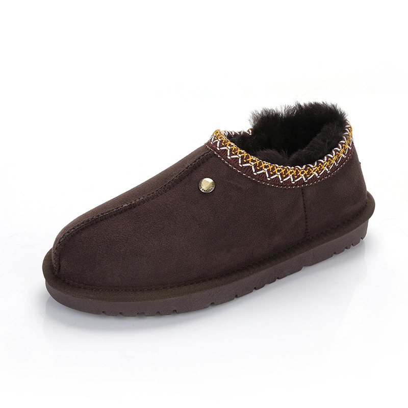 Winter Cotton Scoop Low Top Short Slip-on Shoes - Image 6