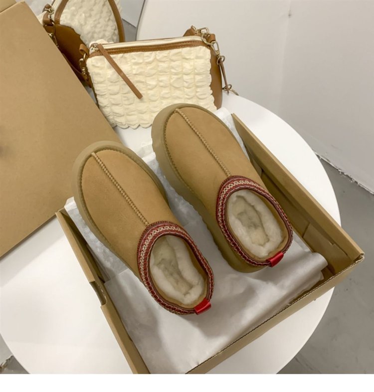 Low Top Snow Boots With Velvet And Thick For Warmth - Image 2