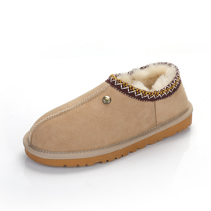 Winter Cotton Scoop Low Top Short Slip-on Shoes - Image 5